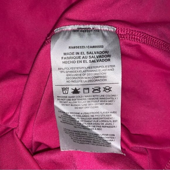 Nike Pro Tank ‎ Top Women’s Size Medium Pink Magenta Logo Racerback Athletic Fit - Picture 6 of 6